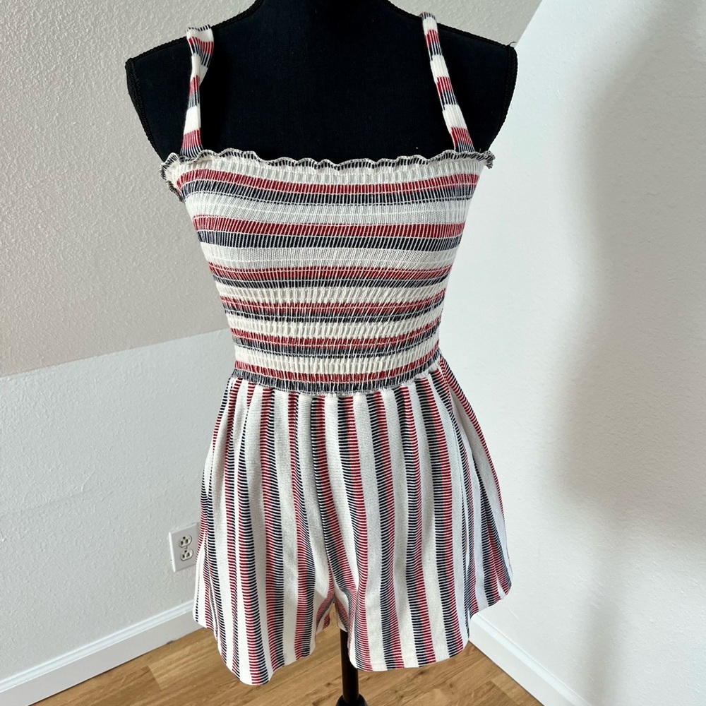 Festive terry cloth romper